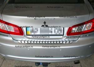 Накладка на задний бампер Mitsubishi Galant с 2004 г.